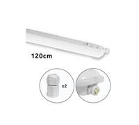 Downlight policarbonato color gris serie lazurita 120cm