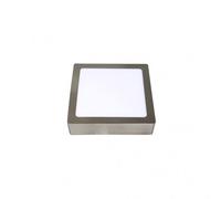 Downlight superf.toba 12w 6500k niquel cuadrado 1080lm 3,5x17x17 cm