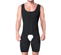 DownLTL Fajas Hombre Body Shaper Mono Reductoras Shapewear Control de Abdomen y Piernas Compresión Cuerpo Moldeadora Pantalones