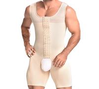 DownLTL Fajas Hombre Body Shaper Mono Reductoras Shapewear Control de Abdomen y Piernas Compresión Cuerpo Moldeadora Pantalones
