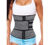 DownLTL Fajas Reductoras Mujer para Deporte Colombianas Body Moldeador Corsé Neopreno para Sudar Sweat Waist Trainer Fitness Cintura Entrenador de Sudoración Efecto Sauna