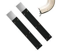 Downspout Noise Silencer - 2 piezas para exteriores Gutter Drip Dampener, choque absorbente Rubber Material, Quiet Rainfall Solution, Weather Resistant and Reutilizable Rain Reducer for Yard Garden