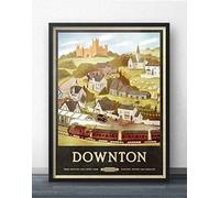 Downton Abbey - Póster de metal para pared, diseño brillante, superafilado, 20,3 x 30,5 cm
