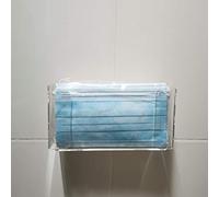 Dowoa Caja de Almacenamiento, Guantes Transparentes, dispensador, Montaje en Pared, mascarilla acrílica Transparente, contenedor para Guantes Desechables