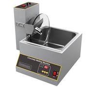 DowPie Fundidora de Chocolate Comercial de 12 kg, templadora Profesional de Chocolate con Rueda mezcladora Ajustable de 35 a 55 RPM y Control Inteligente de Temperatura. Singlebot