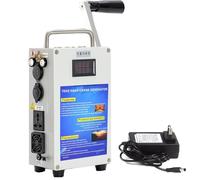DowPie Generador Manual, pequeño generador portátil de manivela con Mango y Cargador, generador Manual para Exteriores con Cargador de manivela para emergencias. 81AH/500W