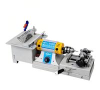 DowPie Máquina pulidora de Joyas para Bricolaje, Sierra de Corte lapidaria Multiusos con Eje Flexible, Interruptor de Seguridad y Base Antideslizante para Cortar, afilar y taladrar. StandardSet