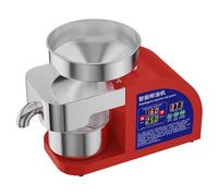 DowPie Prensa de Aceite eléctrica, Prensa de Aceite automática con Controlador de Temperatura Inteligente, disipación de Calor para prensado de nueces, Aceitunas y Soja. Red-110V-X9