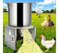 DowPie Procesador de Alimentos Comercial, Picador eléctrico de Verduras, 1800 W, 3500 RPM, Alta Velocidad, Acero Inoxidable Reforzado, Ideal para alimento de Aves y Verduras. 110V-1000W