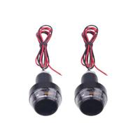 DowraP Señal de Giro de Mango de Motocicleta for Manillar de 22mm, LED ámbar for Motocicleta, Barra de Agarre Intermitente Amarilla, lámpara marcadora Intermitente