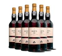 Dow's 10 Year Old Tawny - Vino D.O.C. Oporto - Riquisimo Vino de Portugal - Un tinto Envejecido con Notas de Frutos Secos y Suaves Matices de Caramelo - Pack 6 Botellas 750ml