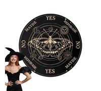 Dowsing Board - Placa de decisión de Madera, Herramienta de Mensajes de espíritu | Juego Decorativo de Planchette para Principiantes, reunión Familiar, Entretenimiento de Fiesta, orientación psíquica