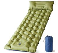 DoXtreme Camping Colchon Hinchable, Portatíl Colchoneta Camping con Almohada, Autoinflable Ultraligera y Resistente Colchón Individual al Aire Libre para Playa Viajes Camper