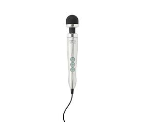 Doxy Vibrator Die Cast 3 Magic Wand Massager: Potente masajeador Magic Wand con vibración de varita mágica para mujeres - Silver