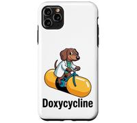 Doxycycline Funny Dachshund Farmacéutico Carcasa para iPhone 11 Pro MAX