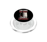 Doy Mi Mejor Esfuerzo Bateria Baja Humor Laboral PopSockets PopGrip para MagSafe