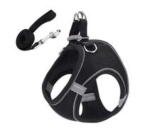 doyandader Arnés de malla suave para gatos, con tiras reflectantes de seguridad, tallas S, M, L, para senderismo, entrenamiento, viajes al aire libre