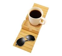 doyandader Bandeja para el Brazo del Sofá, Organizador Plegable para Brazo De Sillón, Mesa de Reposabrazos, para Salón y Dormitorio, Bebidas, Aperitivos, Accesorios, Teléfono Móvil, Tablet, Libros,