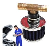 Doyandader Filtro De Aire Coche, Filtro De Aire Admisión, Entrada Eficiente 12MM Para Vehículo, Junta Du