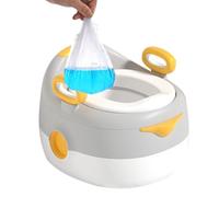 Doyandader Pot D Aprendizaje,Reductor de Inodoro Infantil | Con Cojín Anti-Deslizamiento para Niños Niñas Todo-Pequeños Casa Baño Viaje