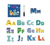 doyandader Rompecabezas para Niños - Puzzle Educativo Letras y Alfabeto,Juego de Reconocimiento de Dibujos Animados, 3-6 Años Preescolar Divertido para Niños y Niñas en Aula Hogar y Sala de Estar