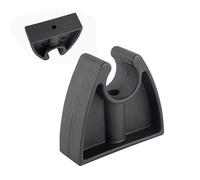 doyandader - Sujetadores para mástil de luz | Fijación Negra para Tubo de iluminación, Soporte de organización para Gancho Pared Puente Marino Muelle Kayak lámpara antorcha