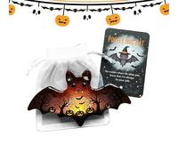 doyandader Tarjeta Fantasma de Bolsillo, Tarjetas Motivacionales Para Fiestas, Recuerdo Consolador de Fantasma Murciélago Dios de la Muerte para Estudiantes Adolescentes Graduados Empleados Colegas