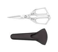 doyandader Tijeras de cocina para alimentos, tijeras de acero inoxidable para cocina, herramienta de corte portátil, no degradante, para cocineros de casa, cocineros restaurante