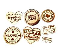 doyandader Toppers Para Tartas De San Valentín - Suministros para Fiestas de Acrílico - Decoración para Pasteles con Corazones | Para Postres Galletas Regalos De Madre Y Boda