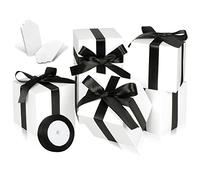 DOYIDE Paquete de 100 cajas de regalo pequeñas, cajas de regalo de 2 x 2 x 2 pulgadas, cajas de regalo de papel blanco con tapas para regalos, manualidades, cajas de cupcakes, regalos, cajas de dulces