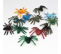 Doyomtoy Arañas Reptiles Realista Figura de Araña Figuras de Araña Decoraciones para Parodias Fiestas Decoraciones 12 Piezas