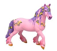 Doyomtoy Caballo Figura de Juego Unicornio Figura Flor Caballo Elfo Mítico Modelo Pegaso Mágica Criatura Energética Caballos Rosas