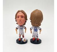 Doyomtoy Decoraciones de Resina de Estrellas de fútbol para decoración de Tartas, salón, Oficina, muñecos de Coche, Estrellas de fútbol Messi, Ronaldo, Harland, Kroos