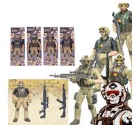 Doyomtoy Modelos de Guerreros, Fuerzas Especiales de la Selva, Fuerzas Especiales del Desierto Juguetes, Regalos, Decoraciones