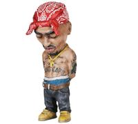 Doyomtoy Rap Star Cool Leyendas del Hip Hop Adornos de Resina, Estatuas para Coche o Escritorio, para Adornos de Tarta, Sala de Estar, Oficina, Muñeco Rapper 2Pac, Shakur, Pac, Snoop…