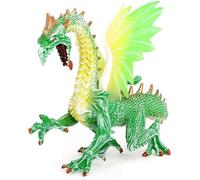 Doyomtoy simulación del Mito, dragón Brujo, EIS dragón Volador, Animales sólidos, Modelo de Dinosaurio, Decoraciones de Juguetes de plástico cognitivas de los niños, Regalo de cumpleaños (más Verde)
