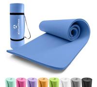 #DoYourFitness® Esterilla de fitness y yoga | Esterilla antideslizante suave y gruesa | 183 x 61 x 1,5 cm | ideal para gimnasia, pilates y yoga | Para principiantes y avanzados [azul]
