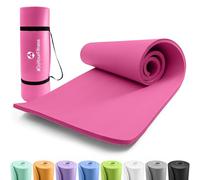 #DoYourFitness® Esterilla de fitness y yoga | Esterilla antideslizante suave y gruesa | 183 x 61 x 1,5 cm | ideal para gimnasia, pilates y yoga | Para principiantes y avanzados [rosa]