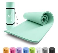 #DoYourFitness® Esterilla de fitness y yoga | Esterilla antideslizante suave y gruesa | 190 x 100 x 1,0 cm | ideal para gimnasia, pilates y yoga | Para principiantes y avanzados [turquesa]