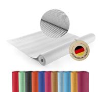 #DoYourFitness Esterilla Fitness "Kirana" Fabricada de ECO-PVC - Colchoneta de Gimnasia para Yoga, Pilates o Entrenamiento en Casa - Antideslizante y Robusta - 183 x 61 x 0,4 cm/Blanco Alpino