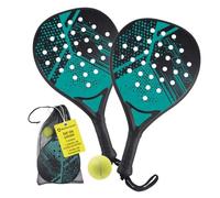 #DoYourSports Set de Palas de pádel | Set de iniciación con Palas de pádel, 2 Palas Ligeras para pádel con Pelota y Red | Empuñadura Antideslizante Ideal para Entrenar y el Tiempo Libre