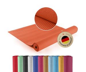 #DoYourYoga PVC Esterilla de Yoga Espuma de Memoria KIRANA Medidas: 183 x 61 x 0,4 cm/Muy resbaladizo Hecho de Eco PVC/el Punto de Partida Ideal para el Yoga, aeróbic, Fitness y Pilates.