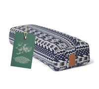 #DoYourYoga Yogabolster Rectangular Paravati con Cáscaras de Trigo Sarraceno o Espelta Orgánica - Cojín de Meditación, Yin Yoga & Pilates - Funda Lavable de Algodón 100% - 67 x 13 cm