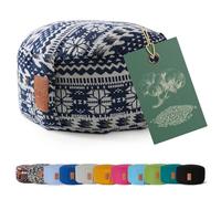 #DoYourYoga Yogabolster Vishnu Redondo con cáscaras de Trigo sarráceno o espelta orgánica - Cojín de meditación, Yin Yoga y Pilates - Funda Lavable de algodón 100% - 30 x 15 cm