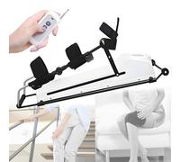 DOZPAL Entrenador de rehabilitación de Rodilla con Control Remoto, máquina CPM para Ejercicios de Rodilla, Entrenador de rehabilitación de Rodilla, Camilla de piernas Inteligente Ajustable (0-120°) L