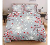 Dozrmey Funda Nordica Cama 90-135x200 Motivo Blanco, Juego de Ropa de Cama para Niños Niñas, Microfibra Juego de Funda de Edredón 135x200 + 2 Funda de Almohada 50x75 cm,2