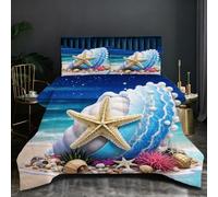 Dozrmey Juego de Cama 135x200 | Caracola, Edredón de Microfibra con Relleno de Algodón 200 gsm + 2 Fundas de Almohada, Suavidad y Calidez Todo el Año para Dormir Mejor J346-