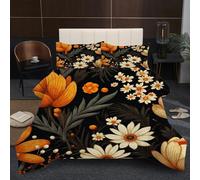 Dozrmey Juego de Cama 135x200 | Peces Rojos Marinos, Edredón de Microfibra con Relleno de Algodón 200 gsm + 2 Fundas de Almohada, Suavidad y Calidez Todo el Año para Dormir Mejor