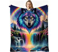 Dozrmey Manta Extra Grande, Lobo Azul, 220x240 cm, AQ2771