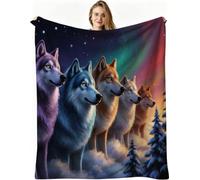 Dozrmey Manta Extra Grande, Lobo Gris, 220x240 cm, AQ4715